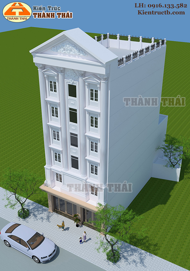 Nhà lô pháp 6 tầng tại Hưng Hà, Thái Bình